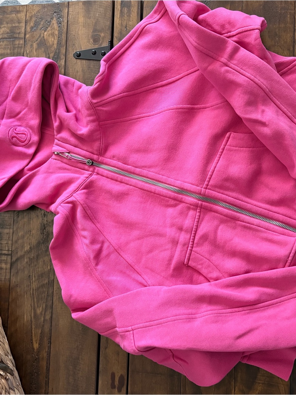 Pink Hooded Zip Jacket - lululemon athletica
